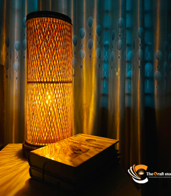 Handmade Bamboo Corner Lamp - Craft Studio BD
