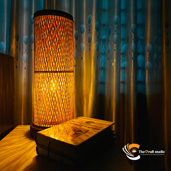 Handmade Bamboo Corner Lamp - Craft Studio BD
