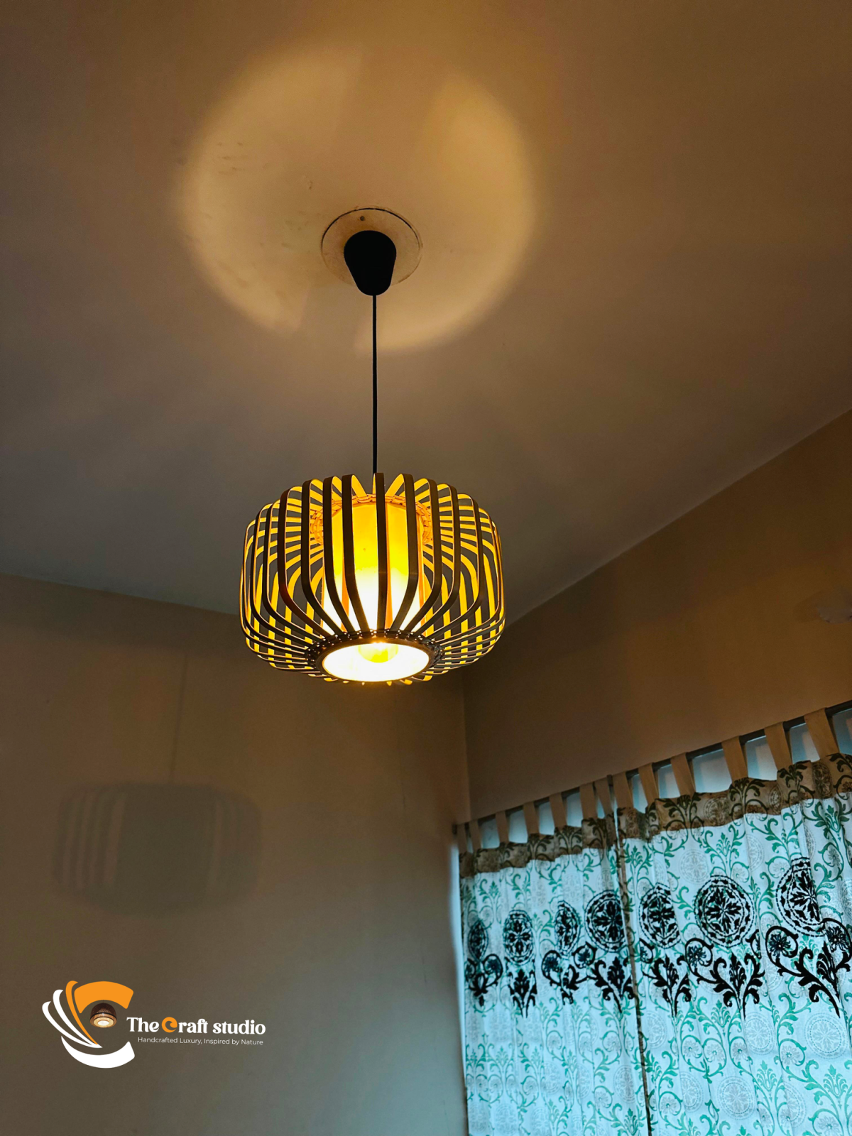 Pumpkin shape pendant lampshade - Craft Studio Bd