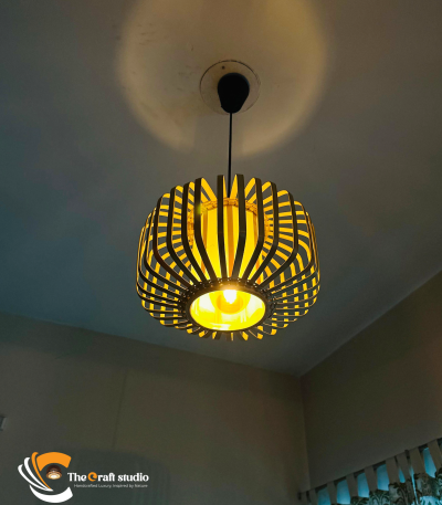 Pumpkin shape pendant lampshade - Craft Studio Bd