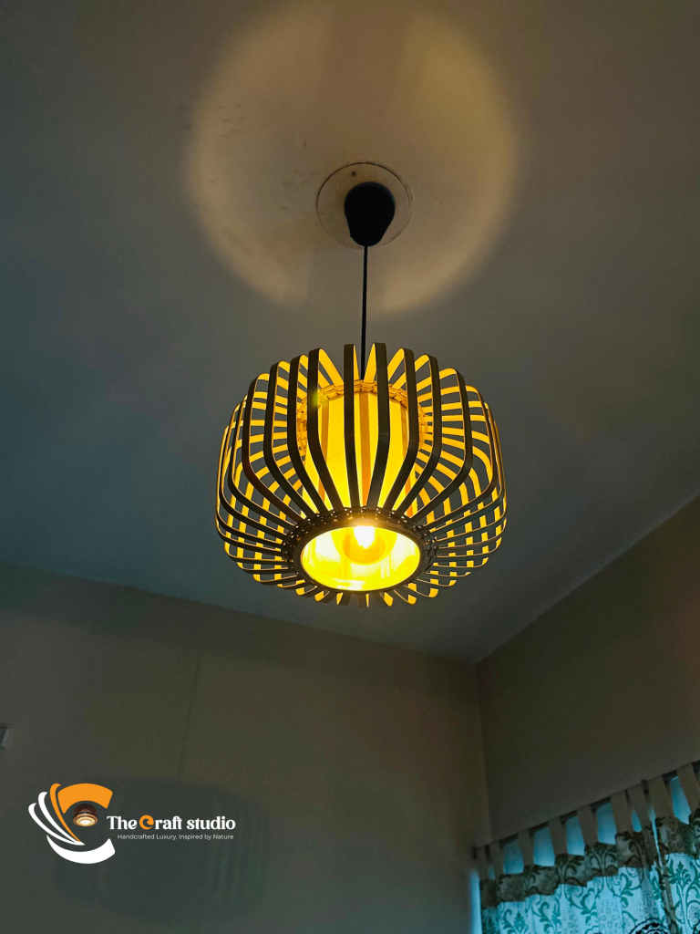 Pumpkin shape pendant lampshade - Craft Studio Bd